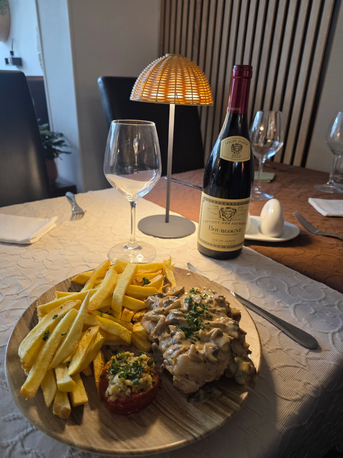 Filet de poulet à la forestière 