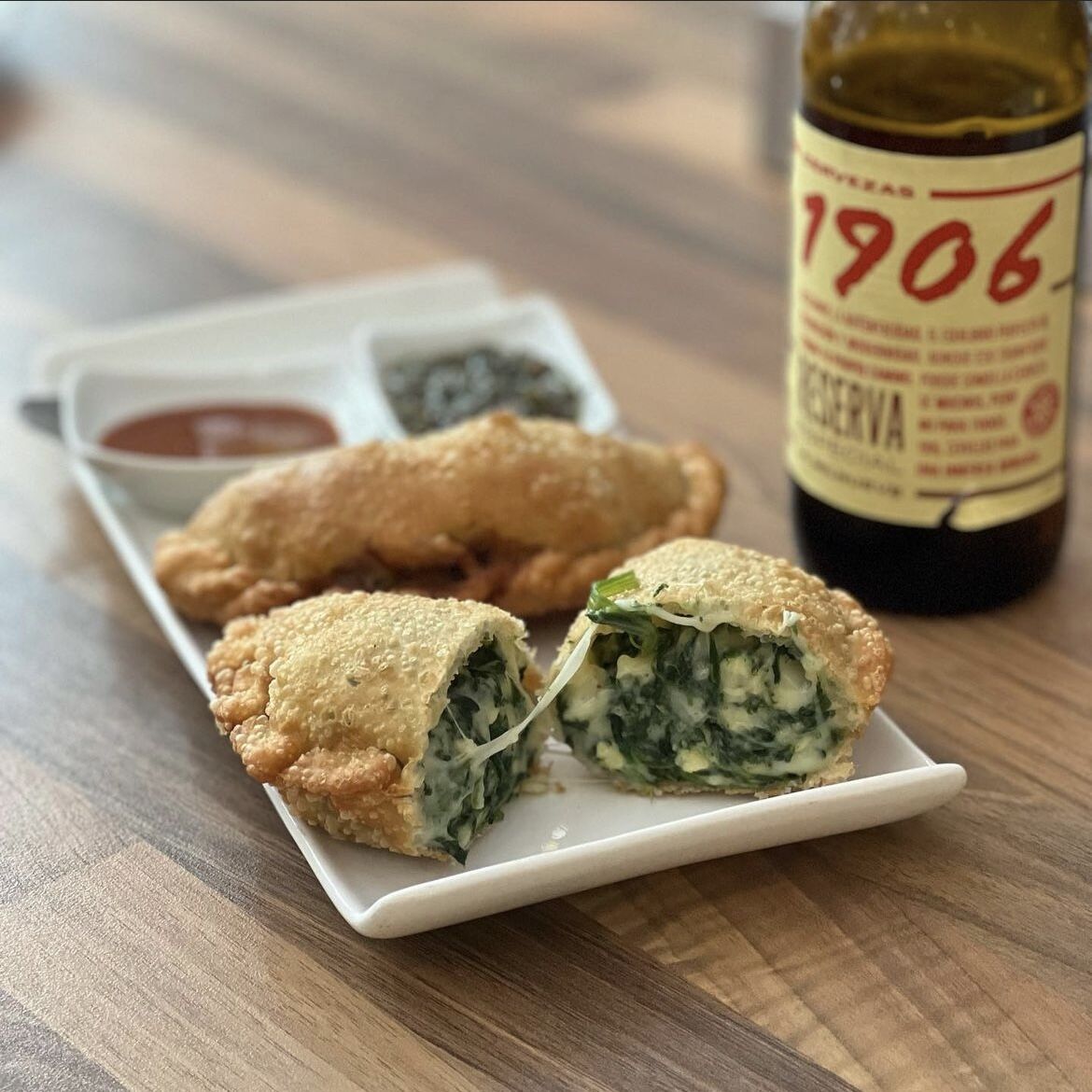 Empanada de espinaca y queso 