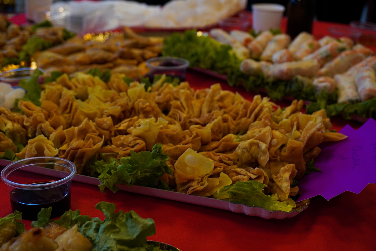 Raviolis de crevette et porc frit
Viet Food