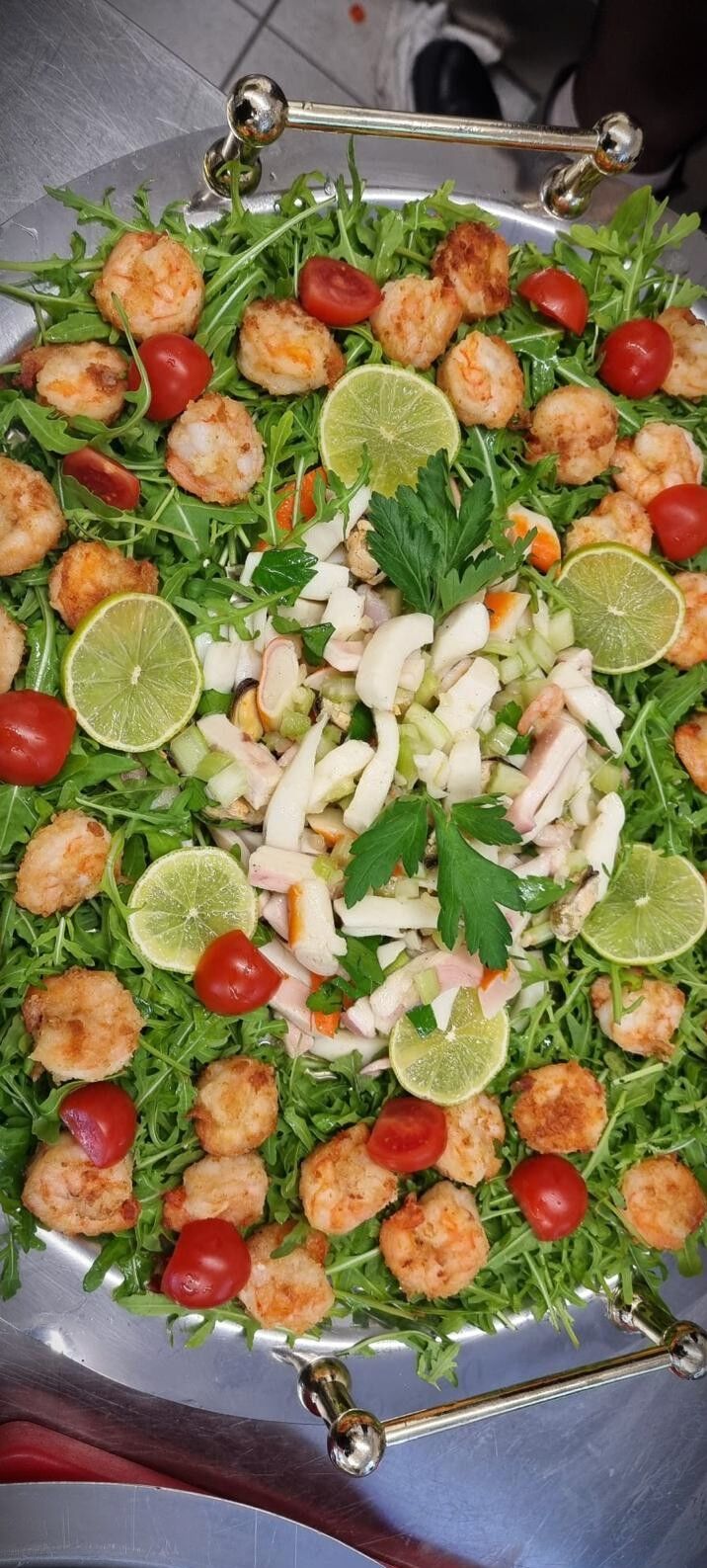 Garnelen & Meeresfrüchtesalat – Frisch, leicht & mediterran