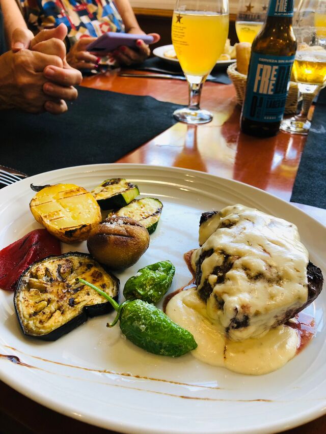 Picaña de ternera al roquefort 