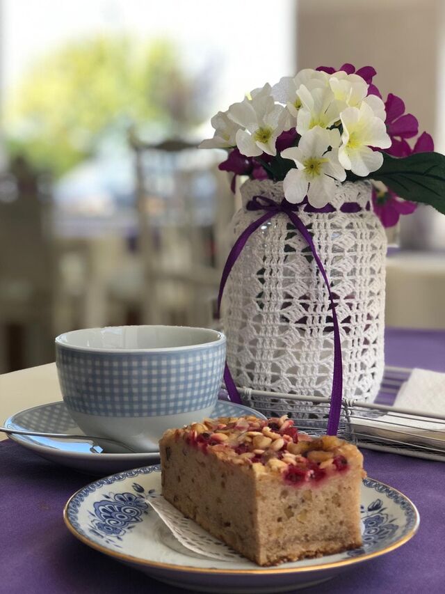Bolo Vegan de Groselha e Frutos Secos