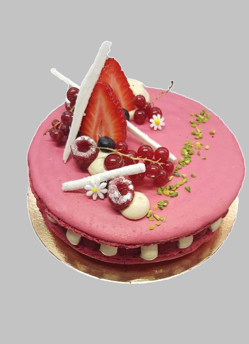 La macaronade framboise