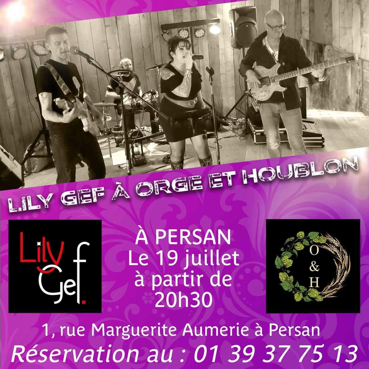 Concert de Lily Gef le 19 juillet à 20h30