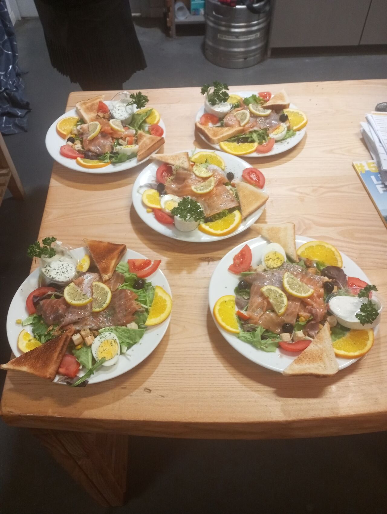 Salades saumon