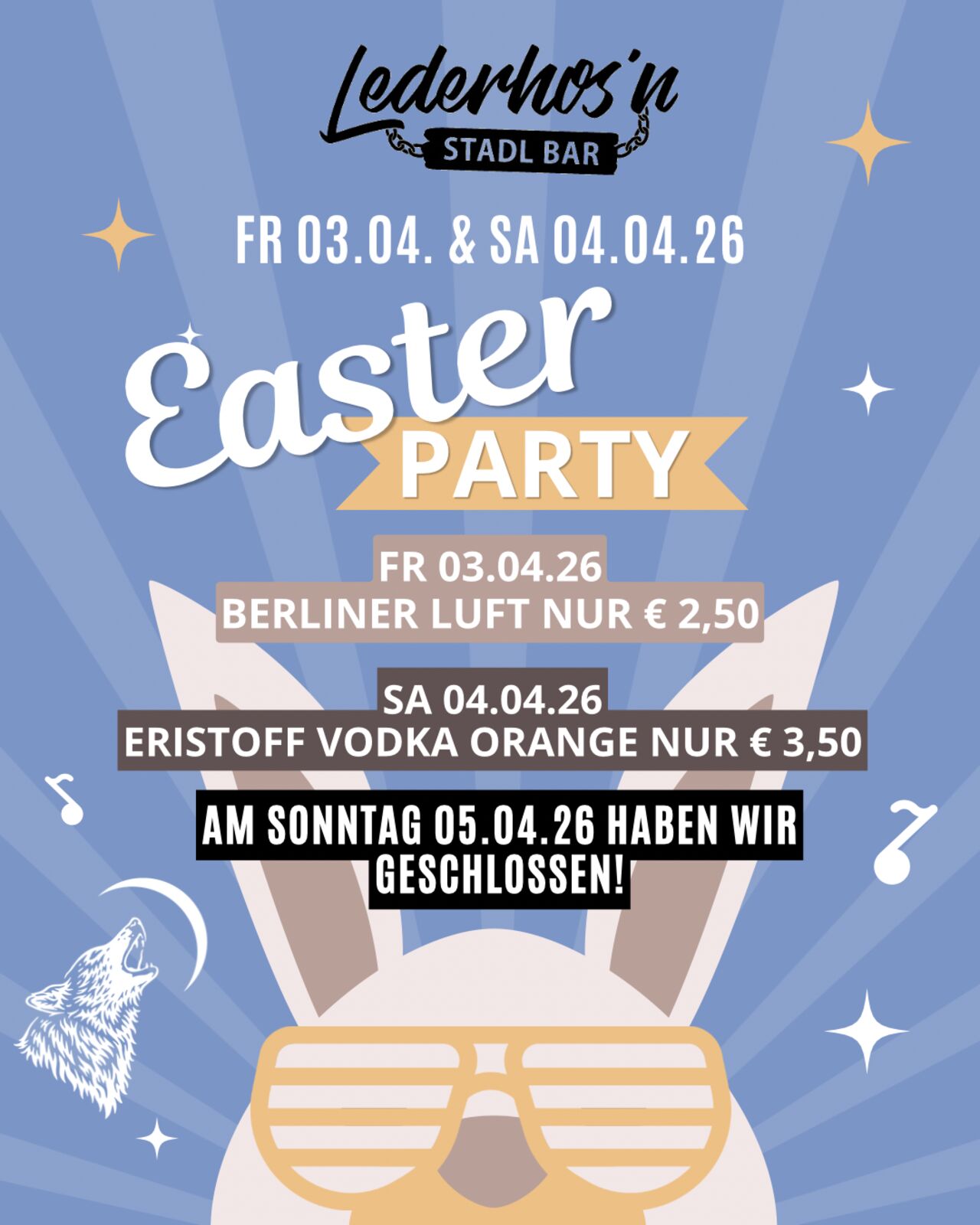 🎉 EASTER PARTY WEEKEND 🎉