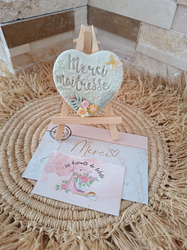 Biscuit de fin d'année maîtresse 