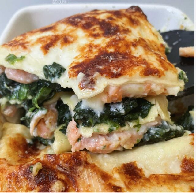 Lasagnes saumon épinards 