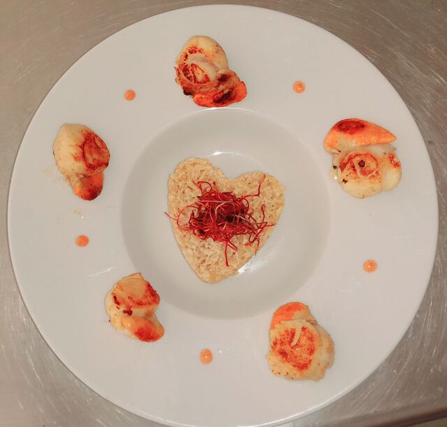 Saint-Jacques et son Risotto de l'Amour