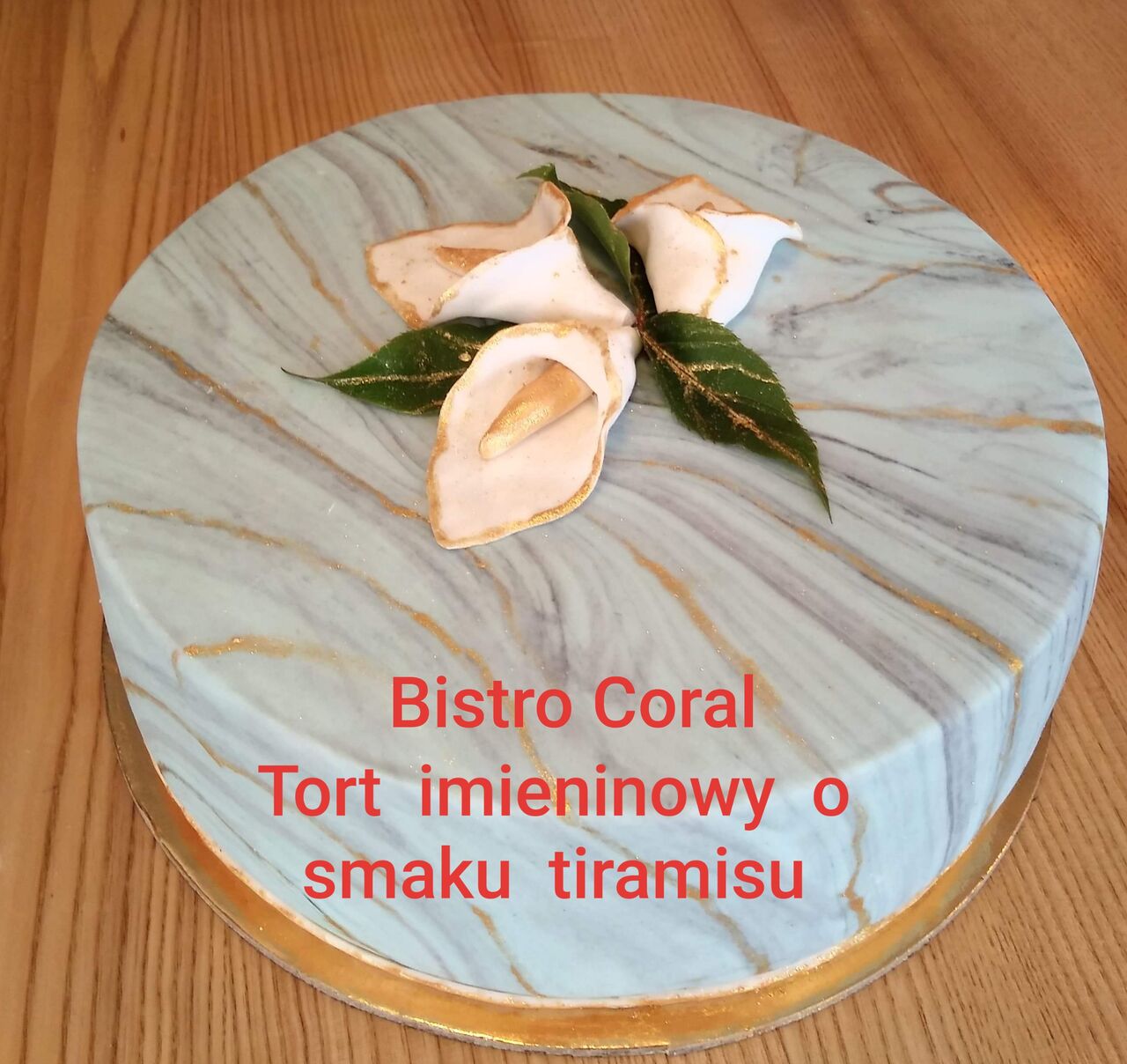 Tort imieninowy o smaku tiramisu 