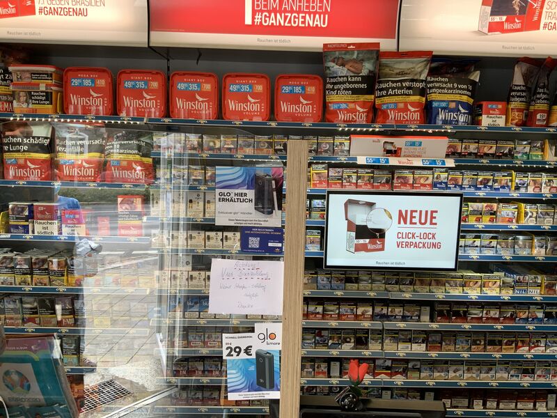 Unser Tabakwaren Angebot