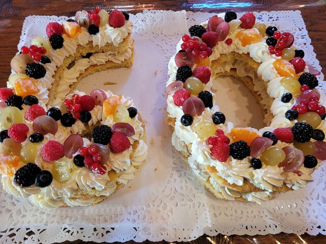 Number Cake aux fruits