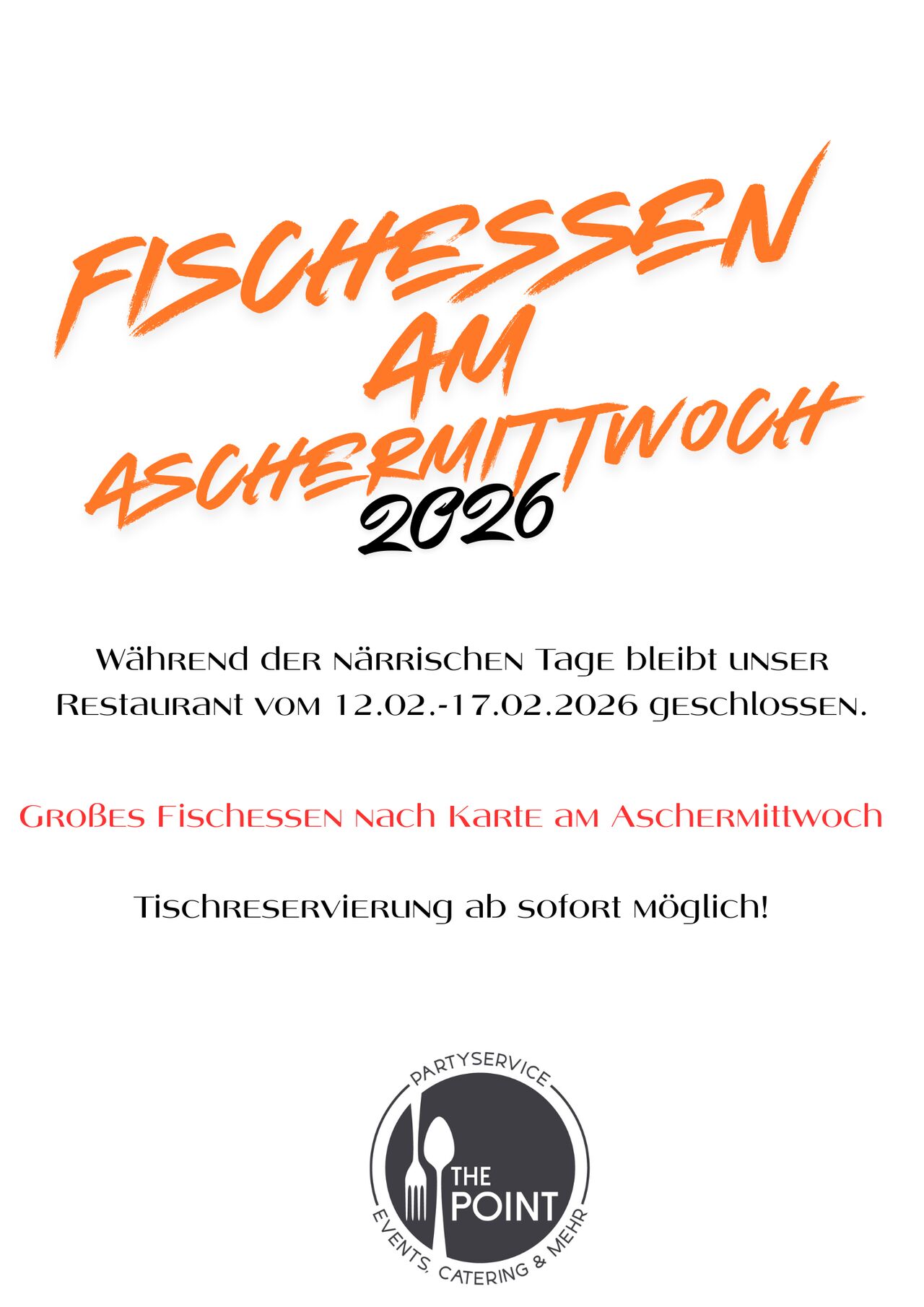 Fischessen am Aschermittwoch