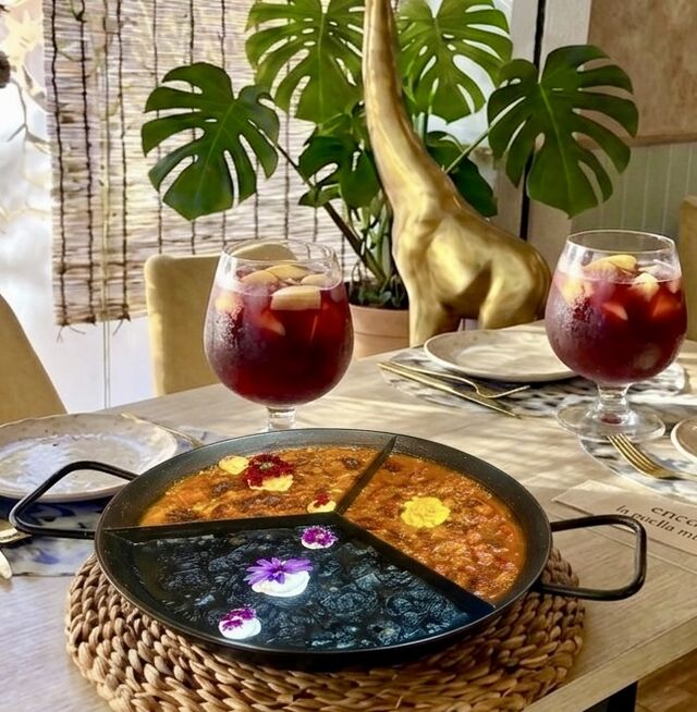 Paella a tres fuegos 