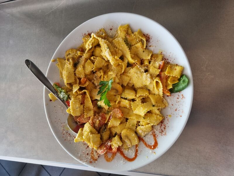 Pasta nach Art des Hauses