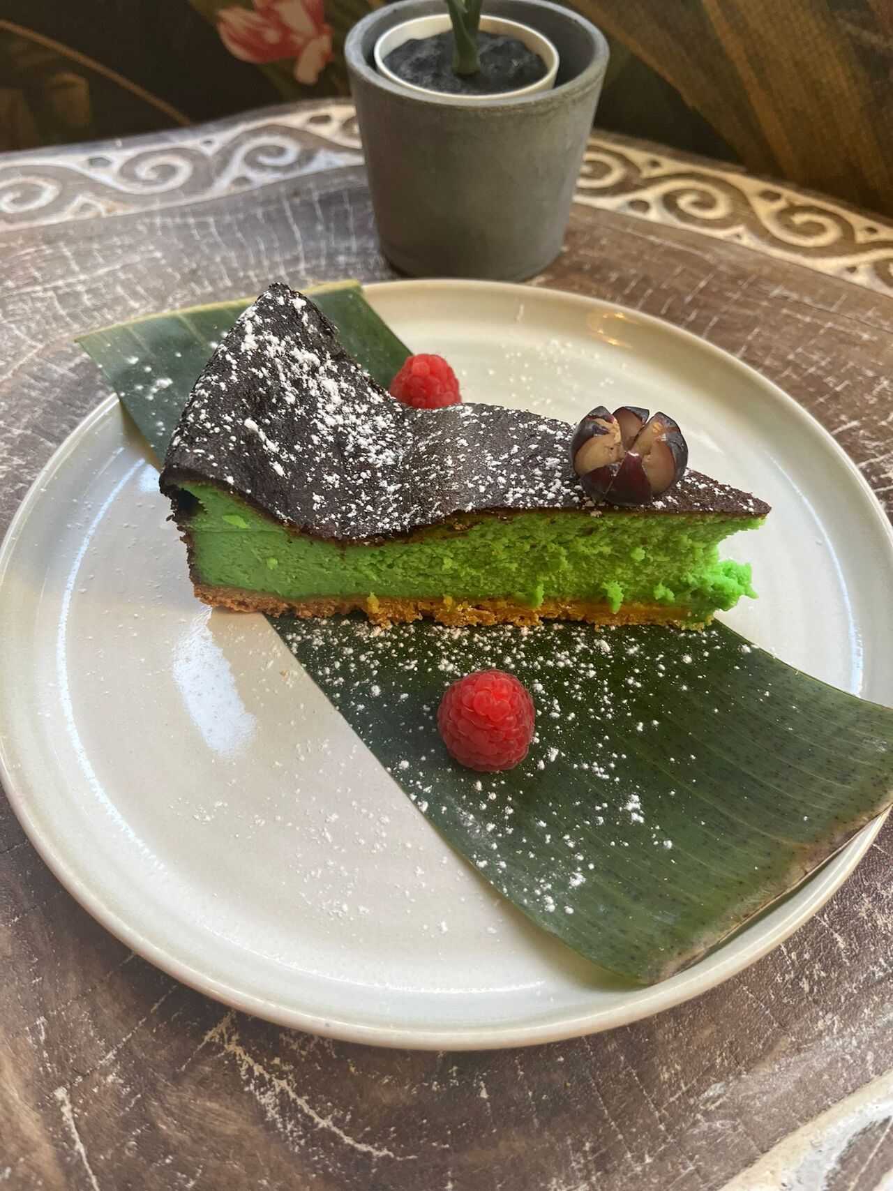 PANDAN CHEESECAKE