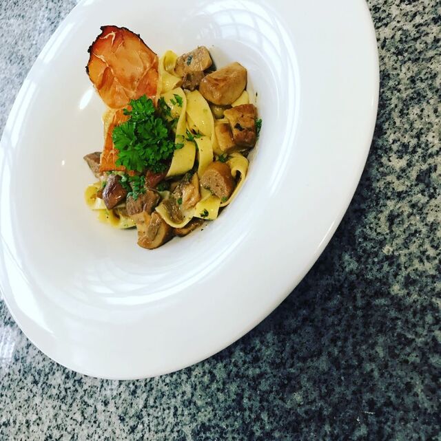 Tagliatelle z borowikami