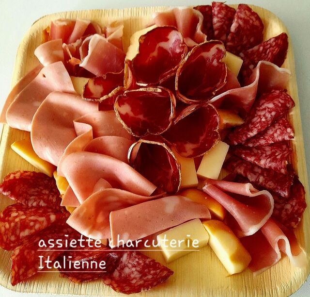 Assiette fromage charcuterie