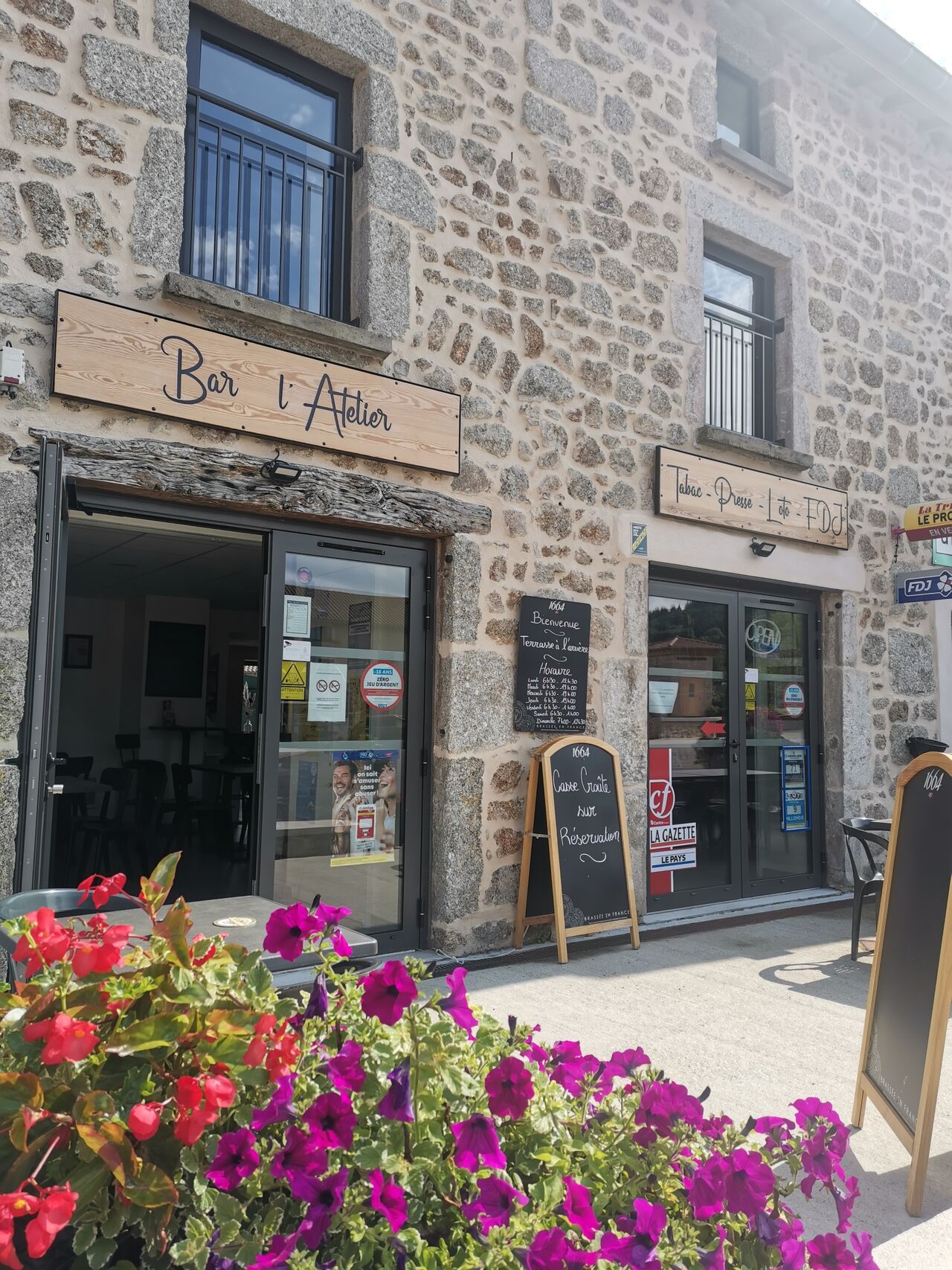 Venez profitez de la terrasse