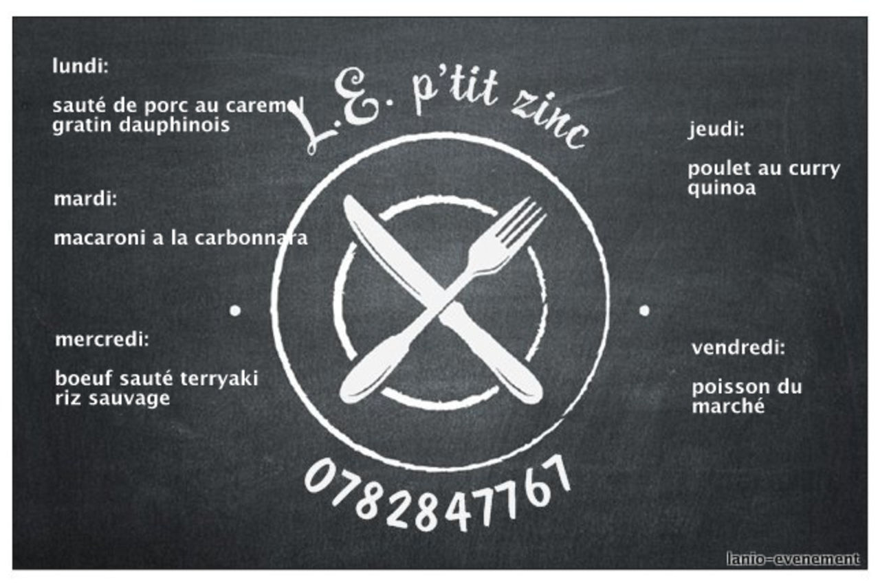 menu de la semaine