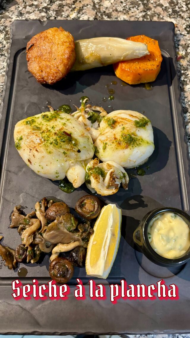 Seiche à la plancha