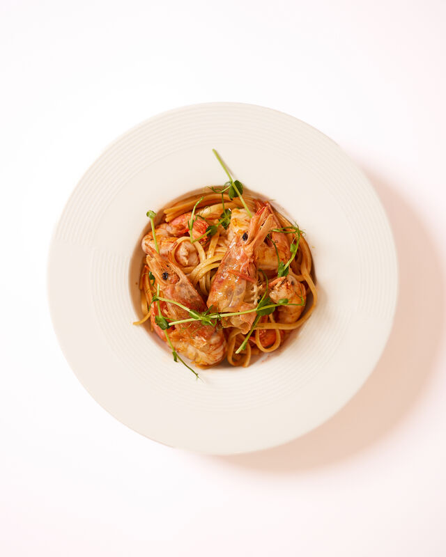 Linguine gambas 