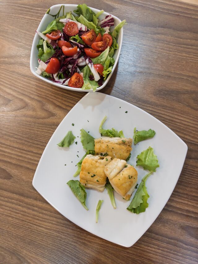 Merluzzo con contorno