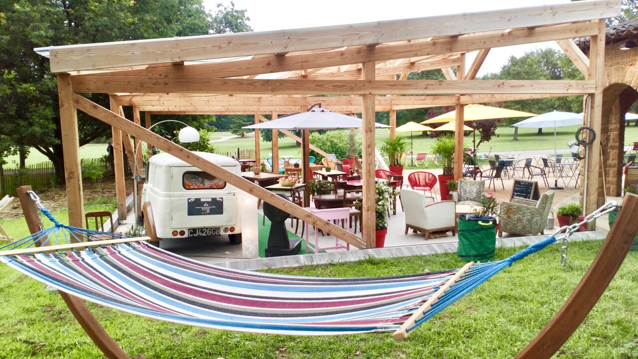 Rien de mieux qu'un tour de hamac avec vue sur le aprc