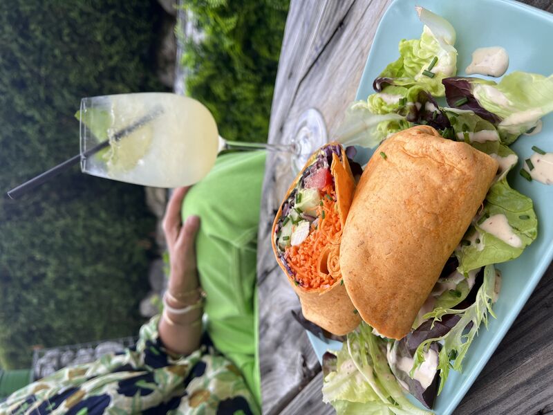 Wrap poulet curry