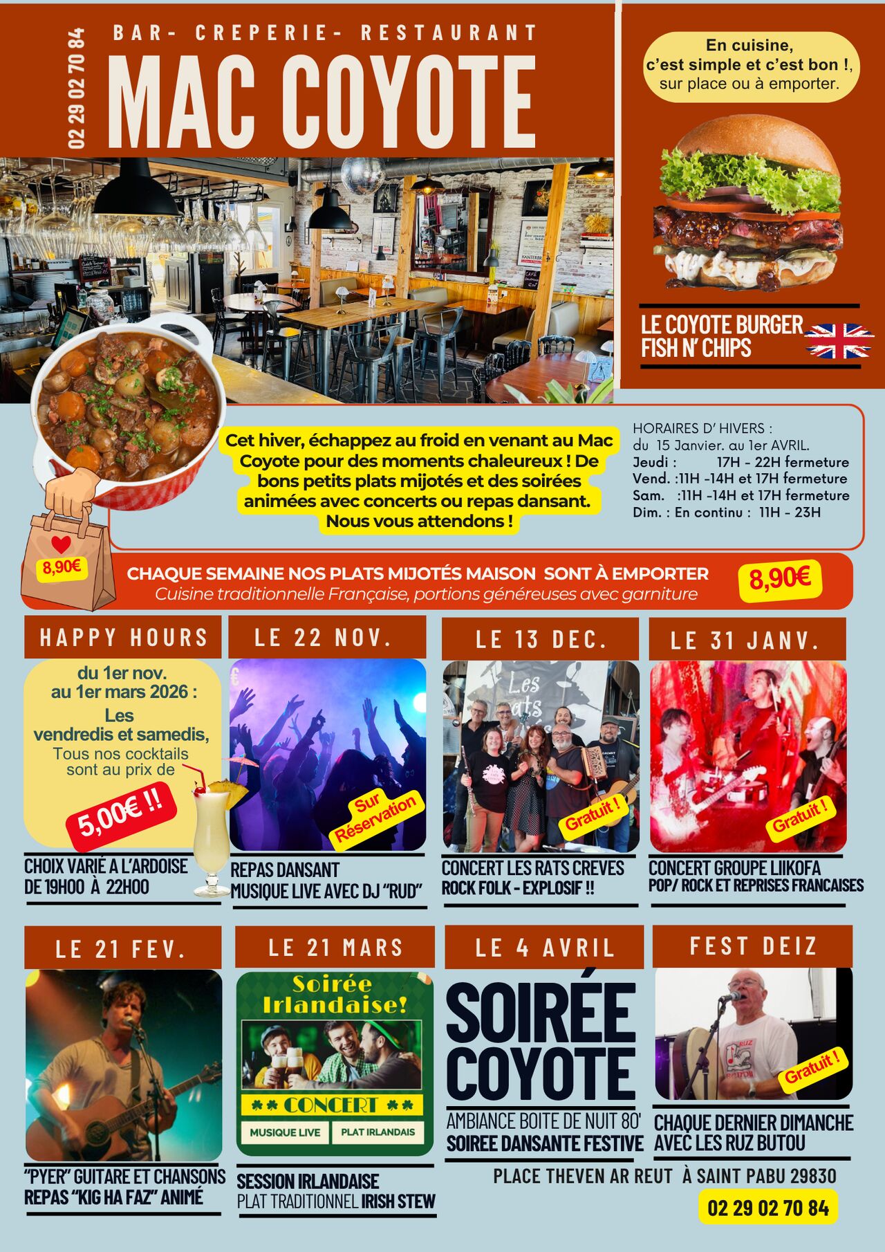 LES EVENEMENTS A VENIR