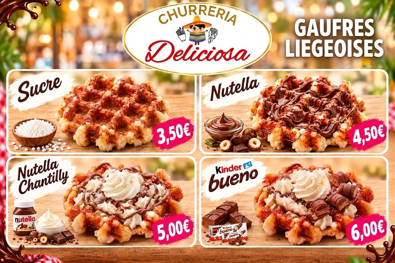 Gaufres Liégeoises artisanales