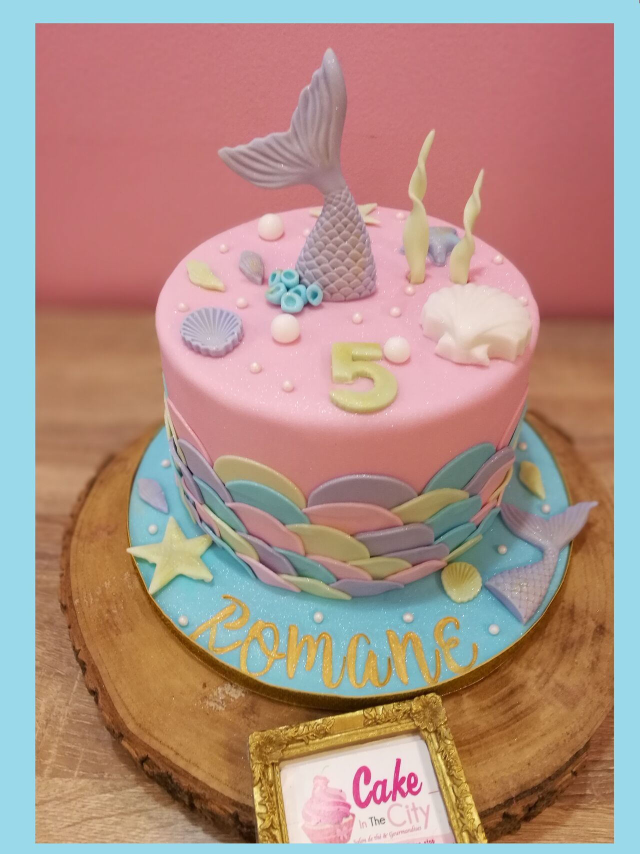 Gâteau thème sirène