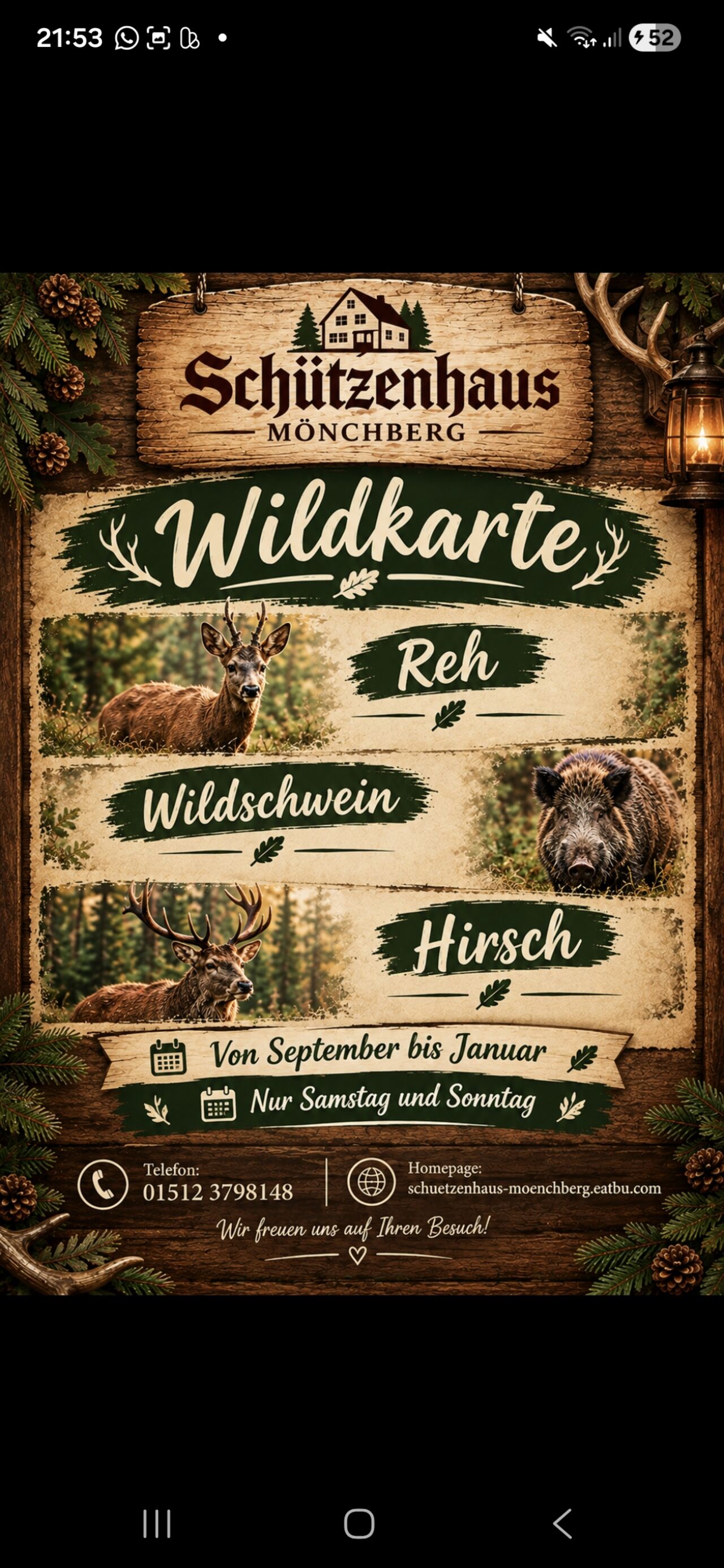 Wildsaison beginnt