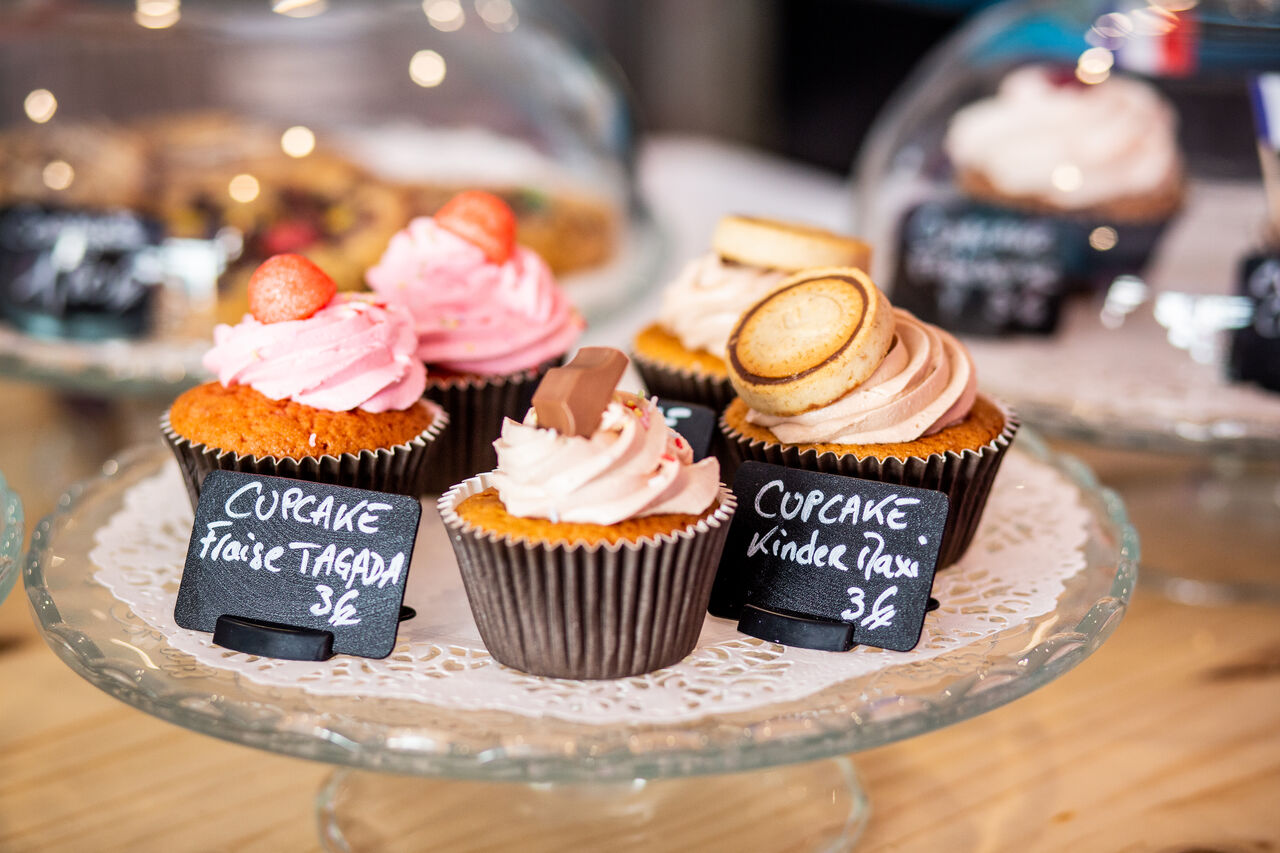 Nos Cupcakes 100% homemade, différentes saveurs (nutella. fraise tagada, framboise etc..)