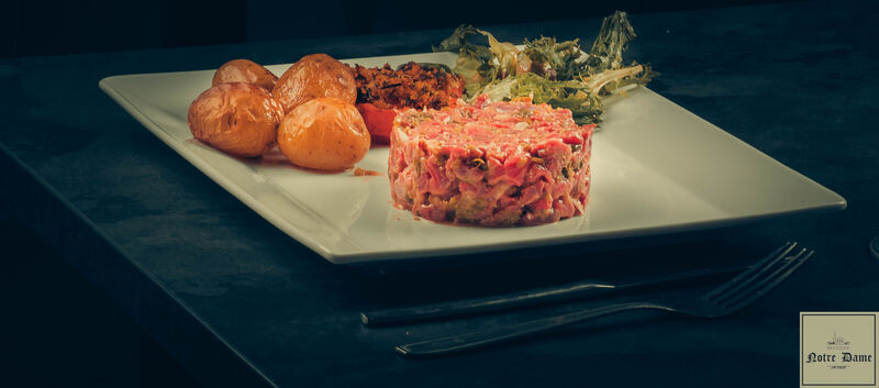 Tartare de boeuf maison ......