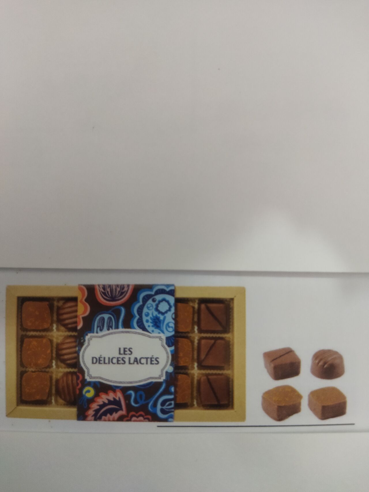 Délices lactés 9.50€les 185gr