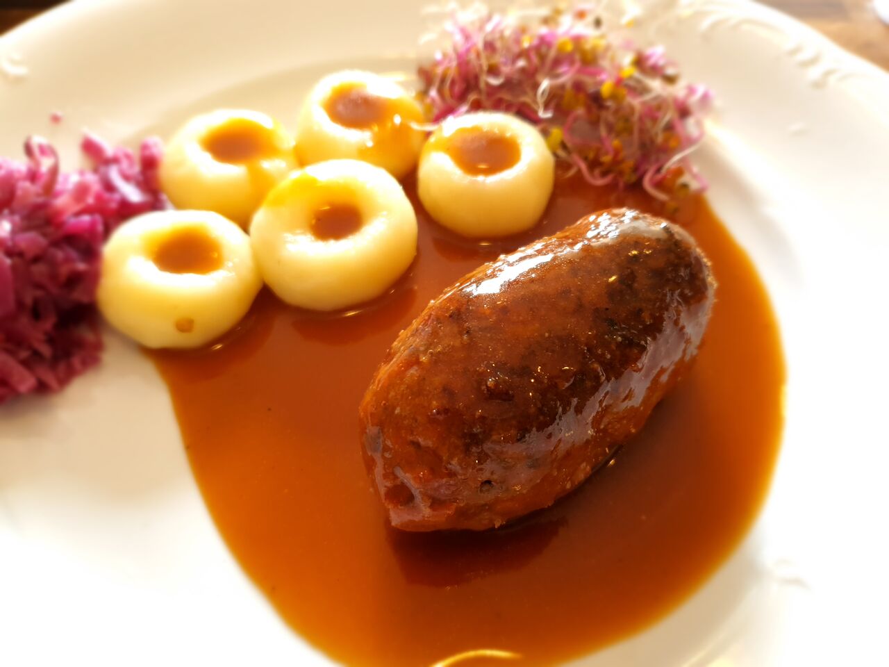 Wegańska roladka śląska