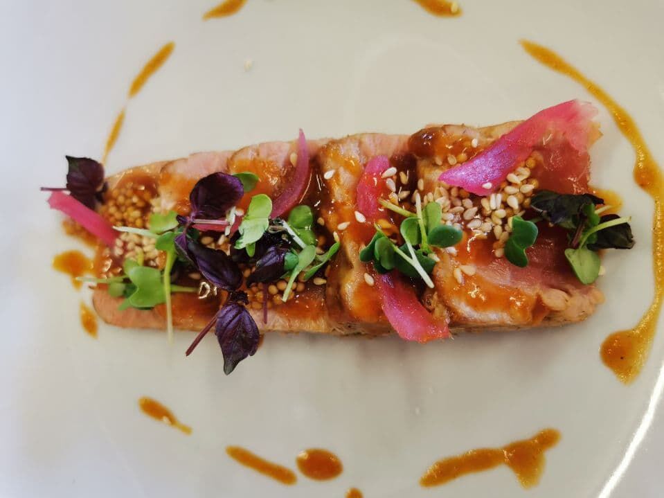 Tataki de thon à l'asiatique