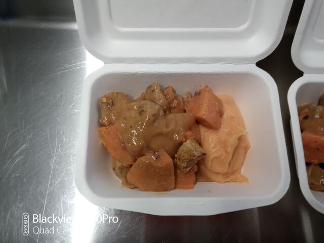 Colombo de porc à la patate douce 