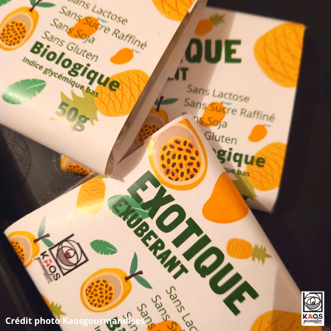 Tablette sucre de coco lait d'amande exotique 