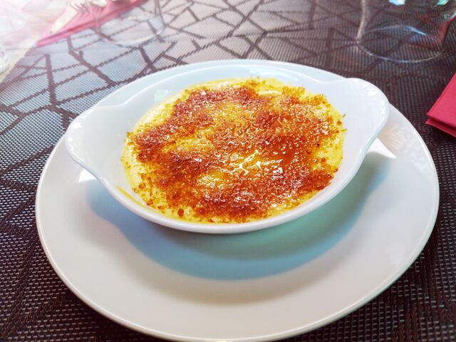 Crème brûlée à l'orange
