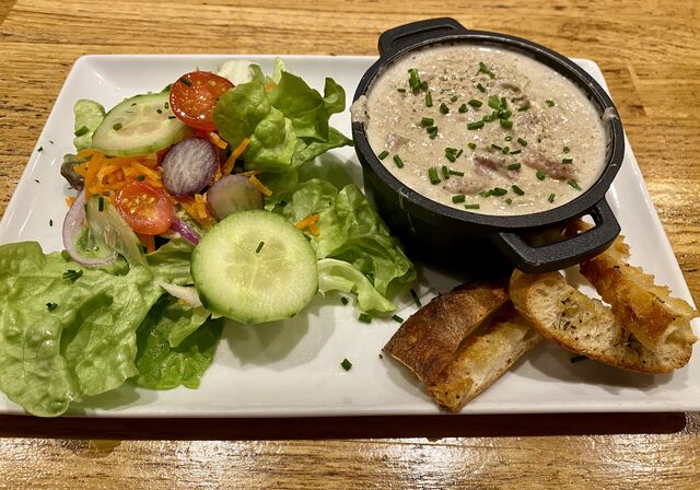 Œuf cocotte aux champignons 