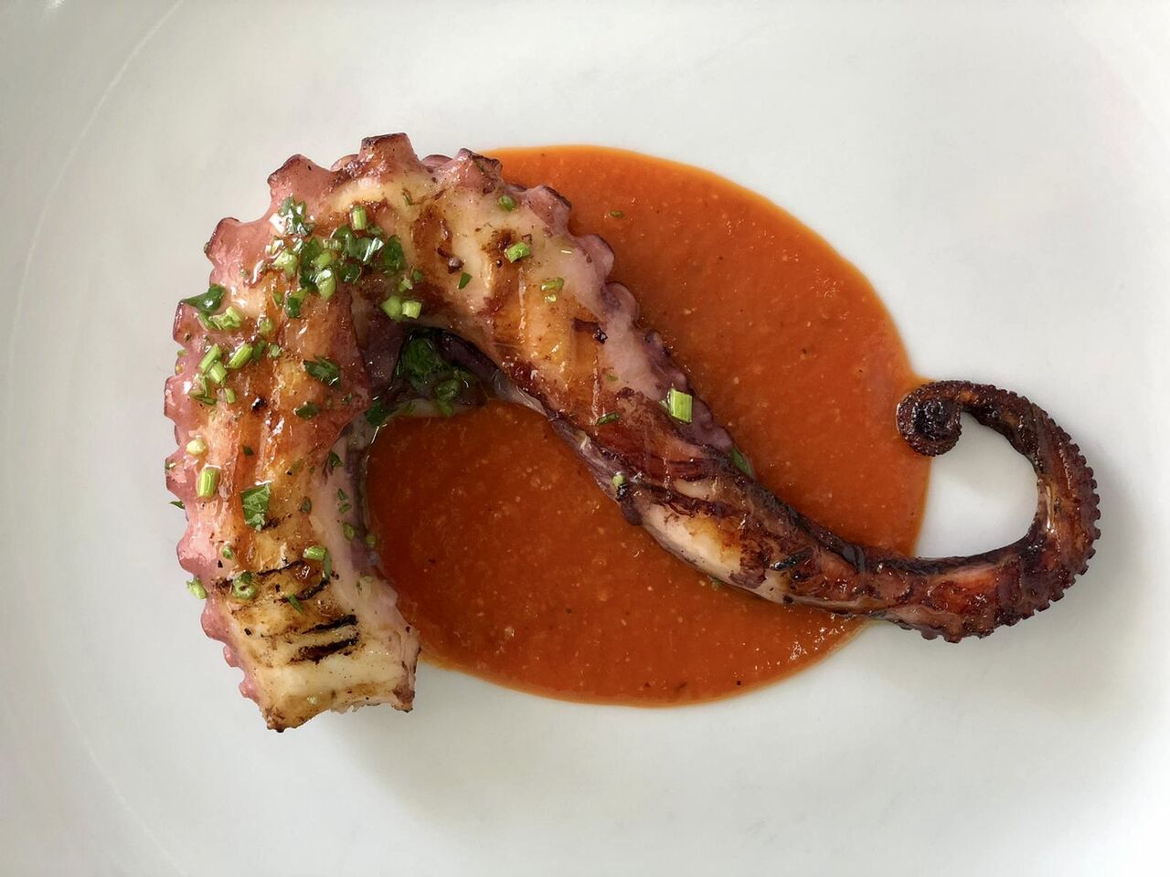 Pulpo con romesco