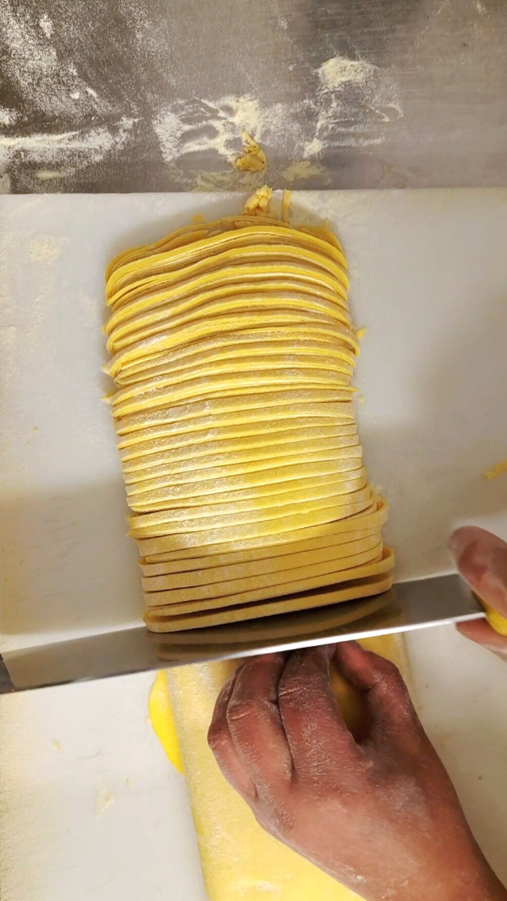 Le nostre fettuccine, rigorosamente fatte a mano