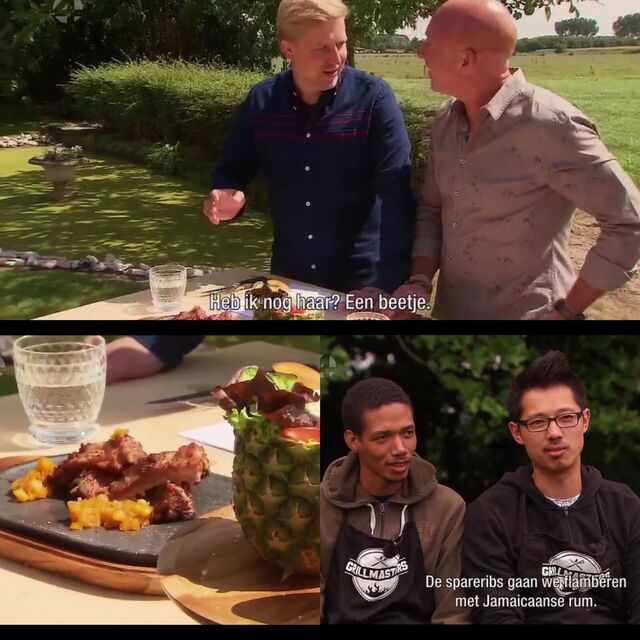 Set on fire #grillmasters