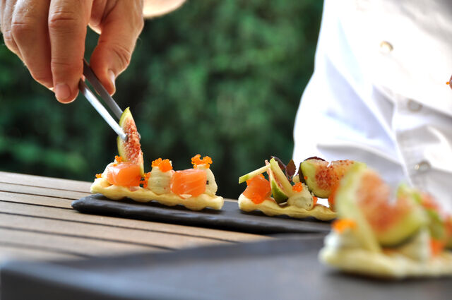 Le plaisir de composer devant les invités