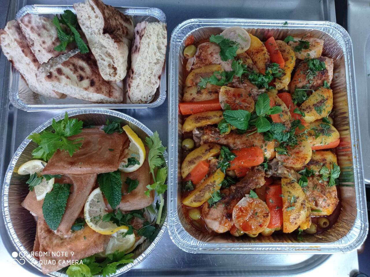 Tagine poulet et Brick Chèvre Miel 