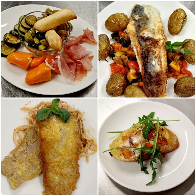 Menü des italienischen Eventabends 