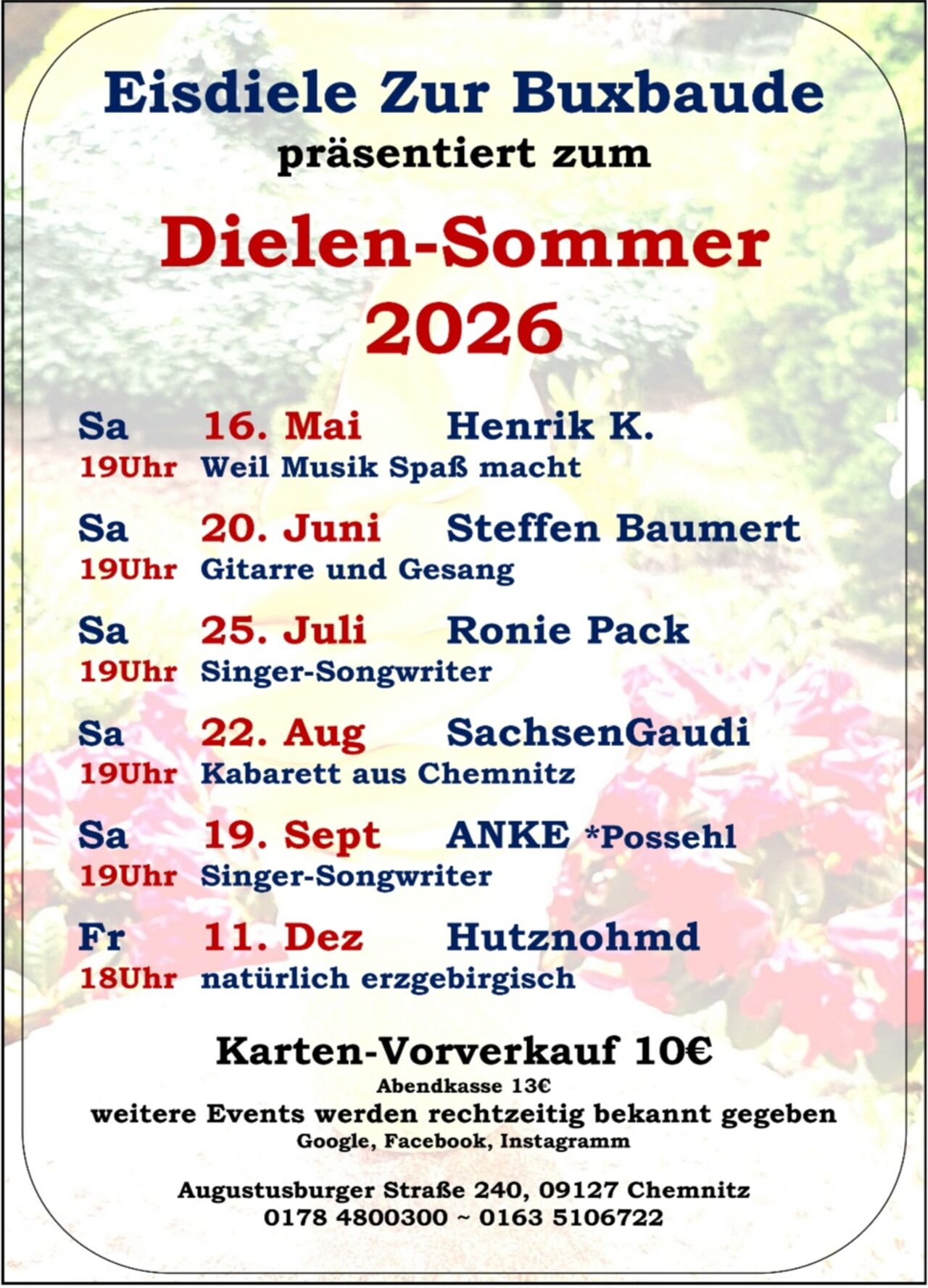 Dielen-Sommer 2026
