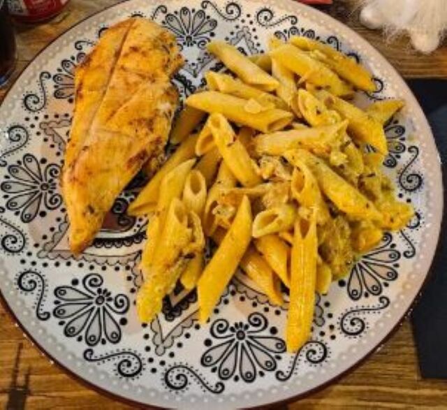 blanc de poulet pates